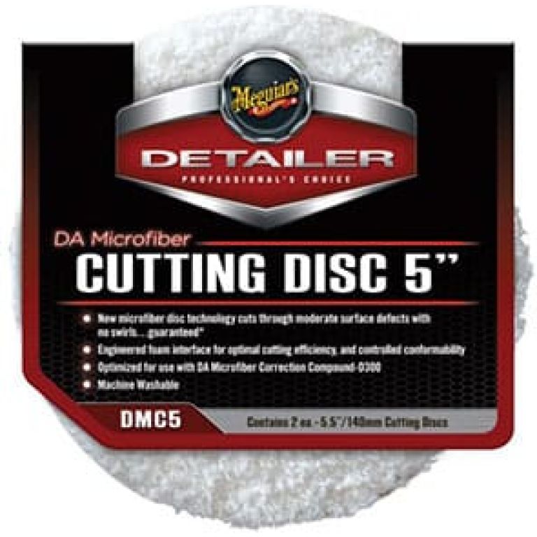 Meguiar's DA Microfiber Cutting Disc 5″ (2-Pack) MEGDMC5