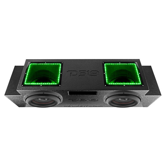 Jeep JKU/JLU Down Firing Subwoofer Enclosure 2 x 12"