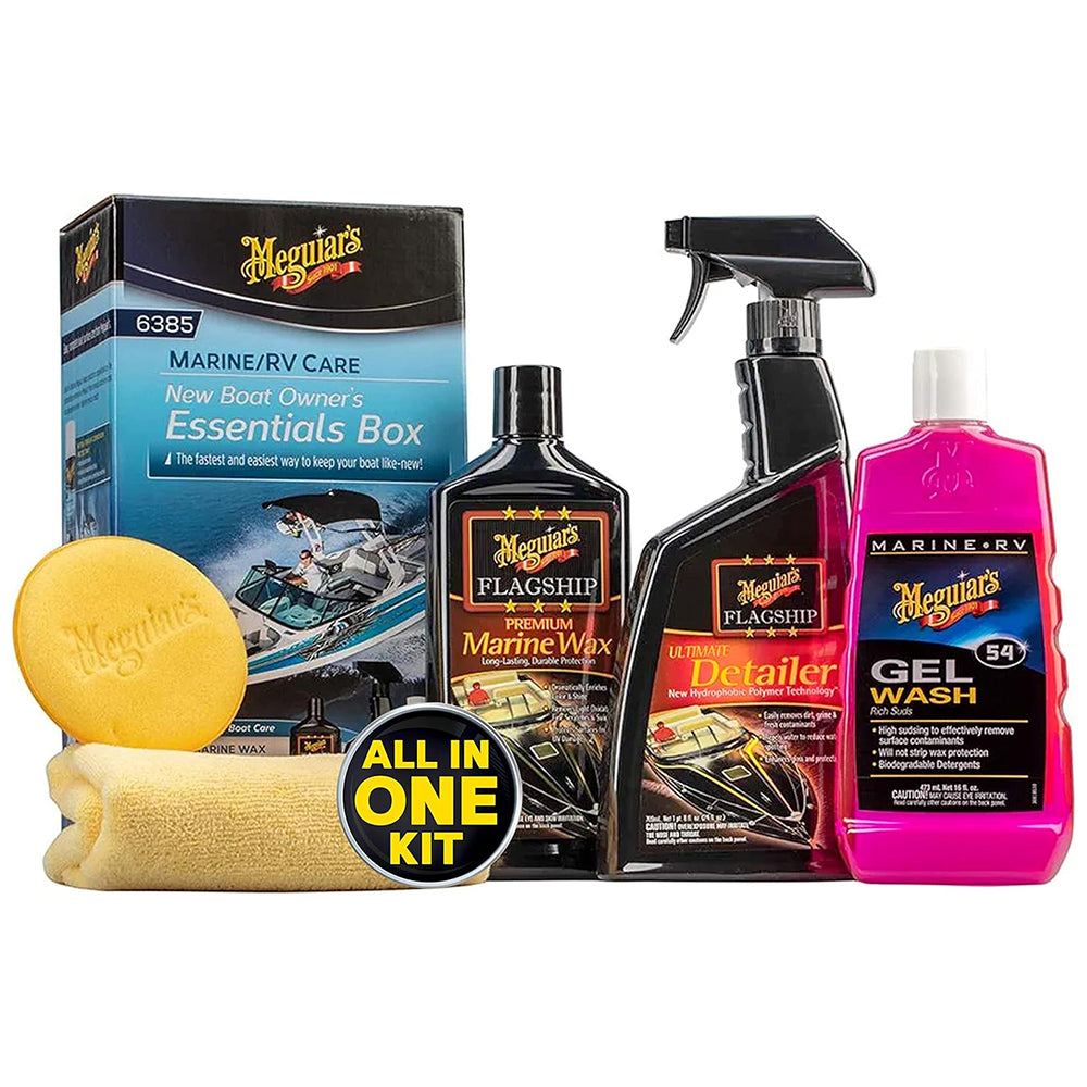 Meguiar's Marine/RV New Boat Owner's Essentials Box