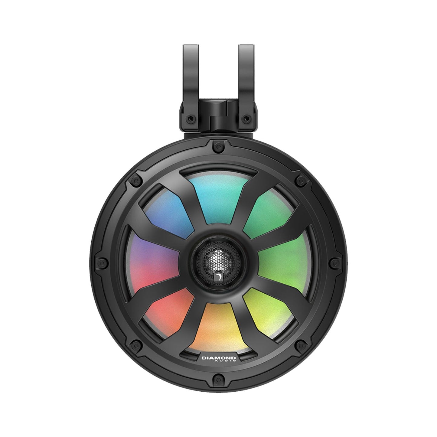 10" 2-Way Marine Tower Speaker w/Titanium Dome Tweeter (Black) - POD10F4B