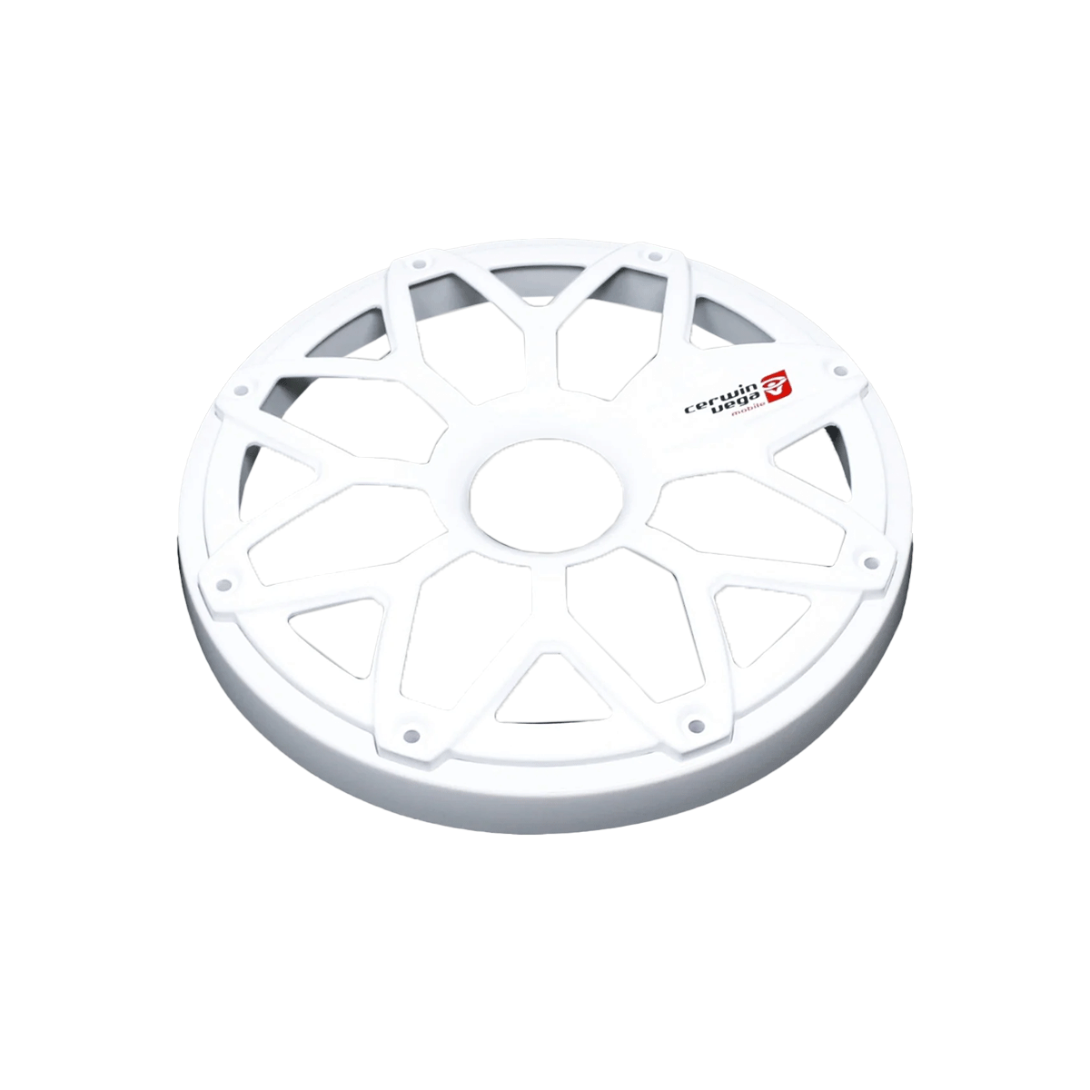 8" RPM Stroker Flush Mount Speaker Grill, White (Pair) -SM8FWW