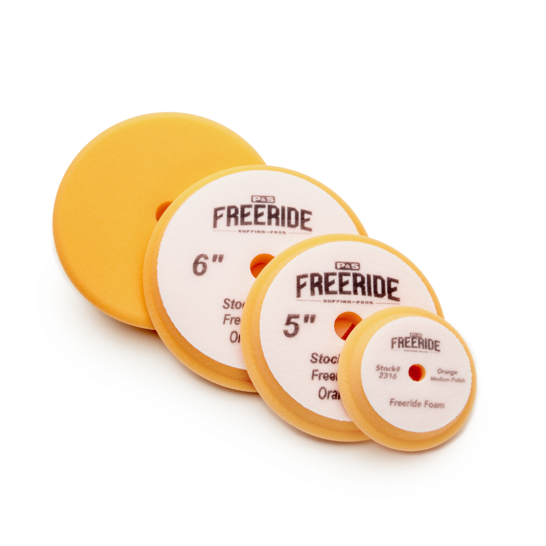 P & S Detail Products DB Freeride Foam Orange Medium Polish Pad P2316