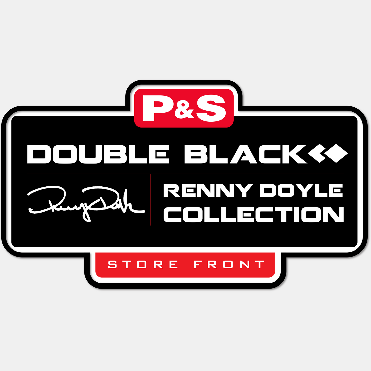 P & S Detail Products Store Front Window Decal - 20"x12" AD12-20