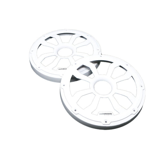 6.5" Flush Mount Speaker Grills - Pair (White) - HXM65FWW