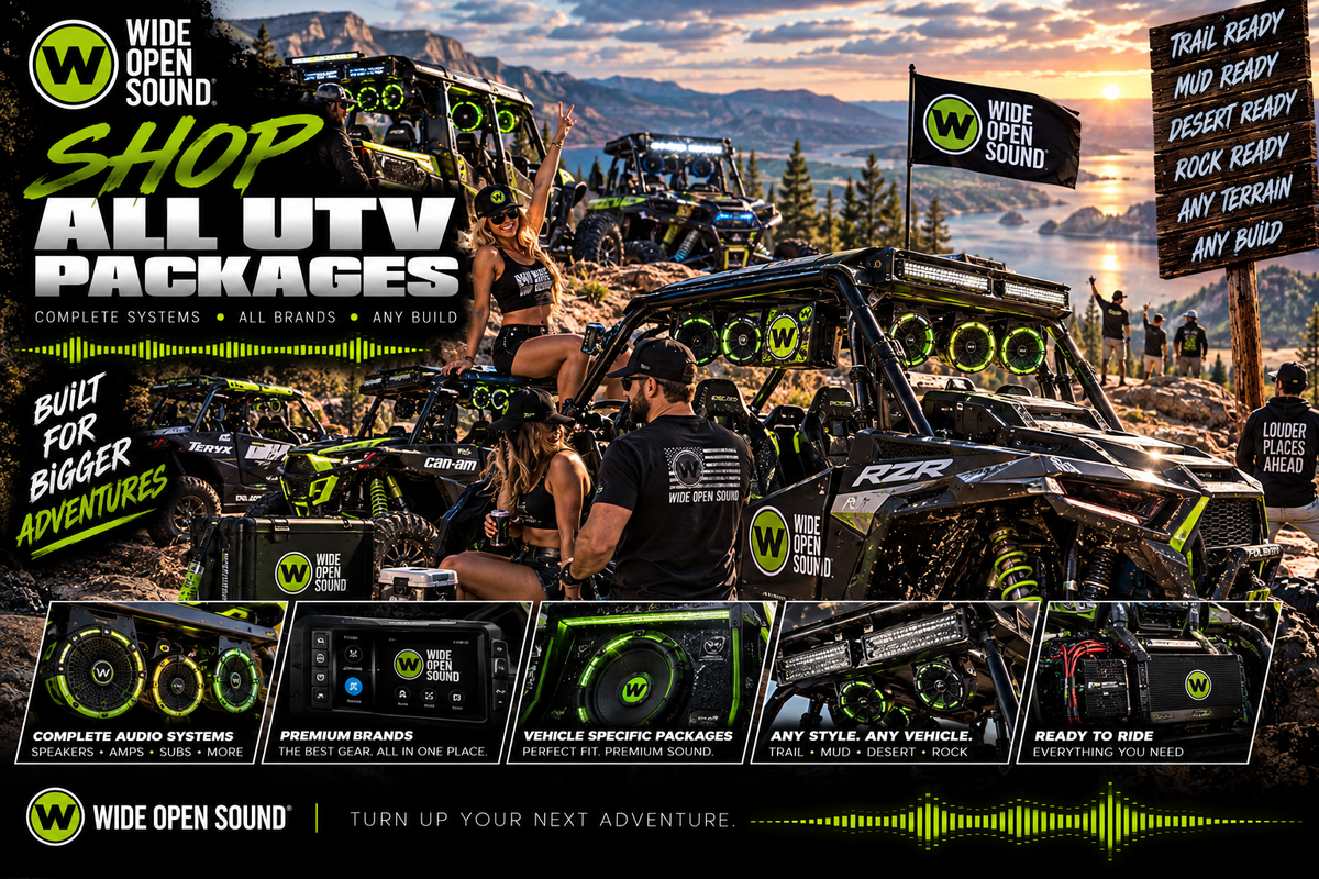 UTV sound packages
