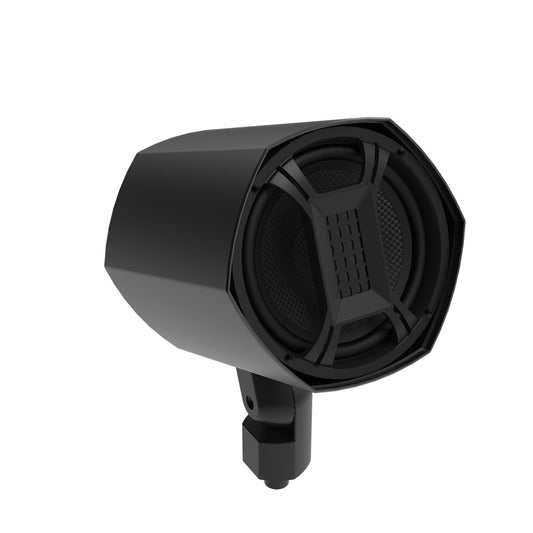 Hexagonal Landscape Sat Speaker 5.25in, No Mount, Black