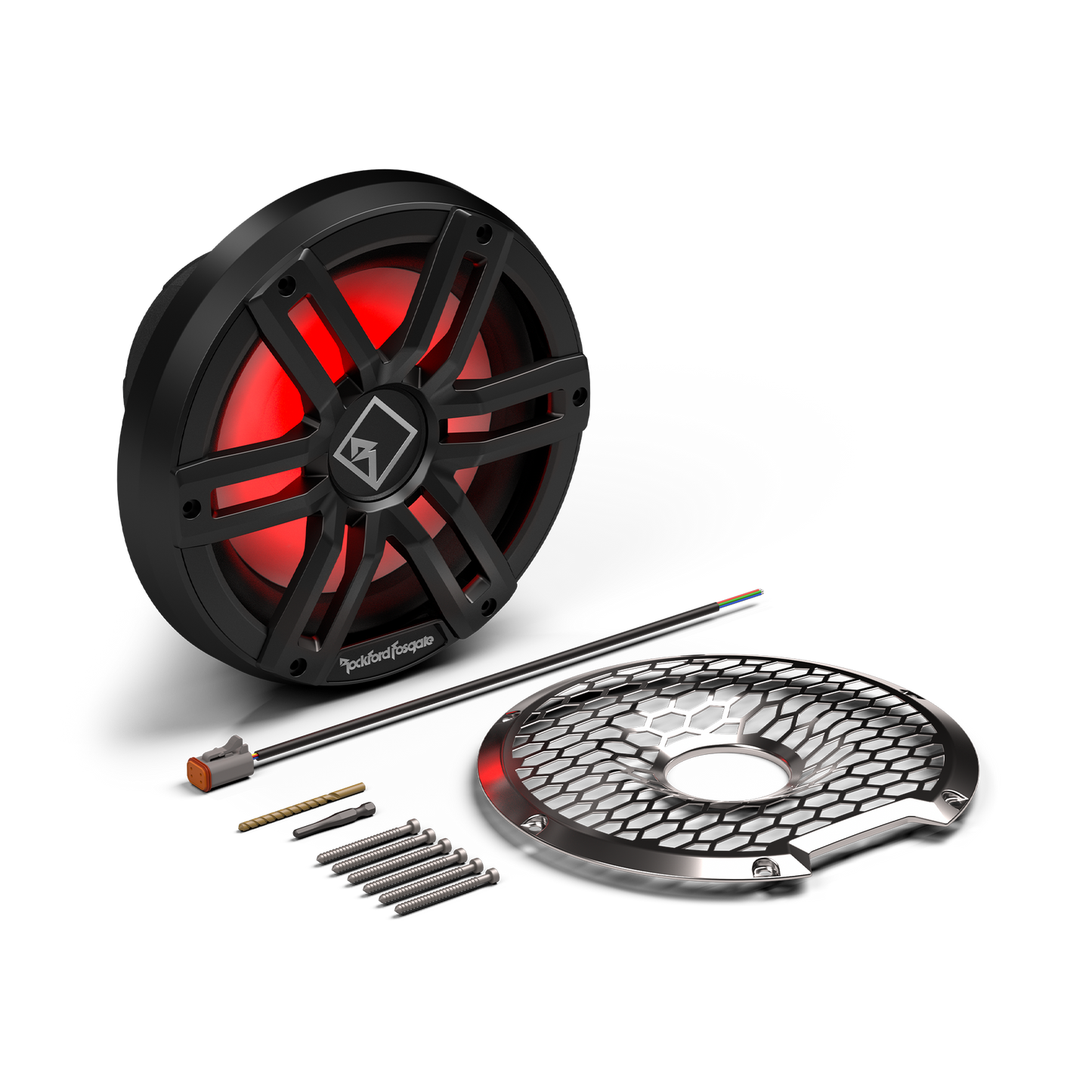 M2 10" DVC 2Ω Color Optix™ Infinite Baffle Marine Subwoofer: Black Gen-2