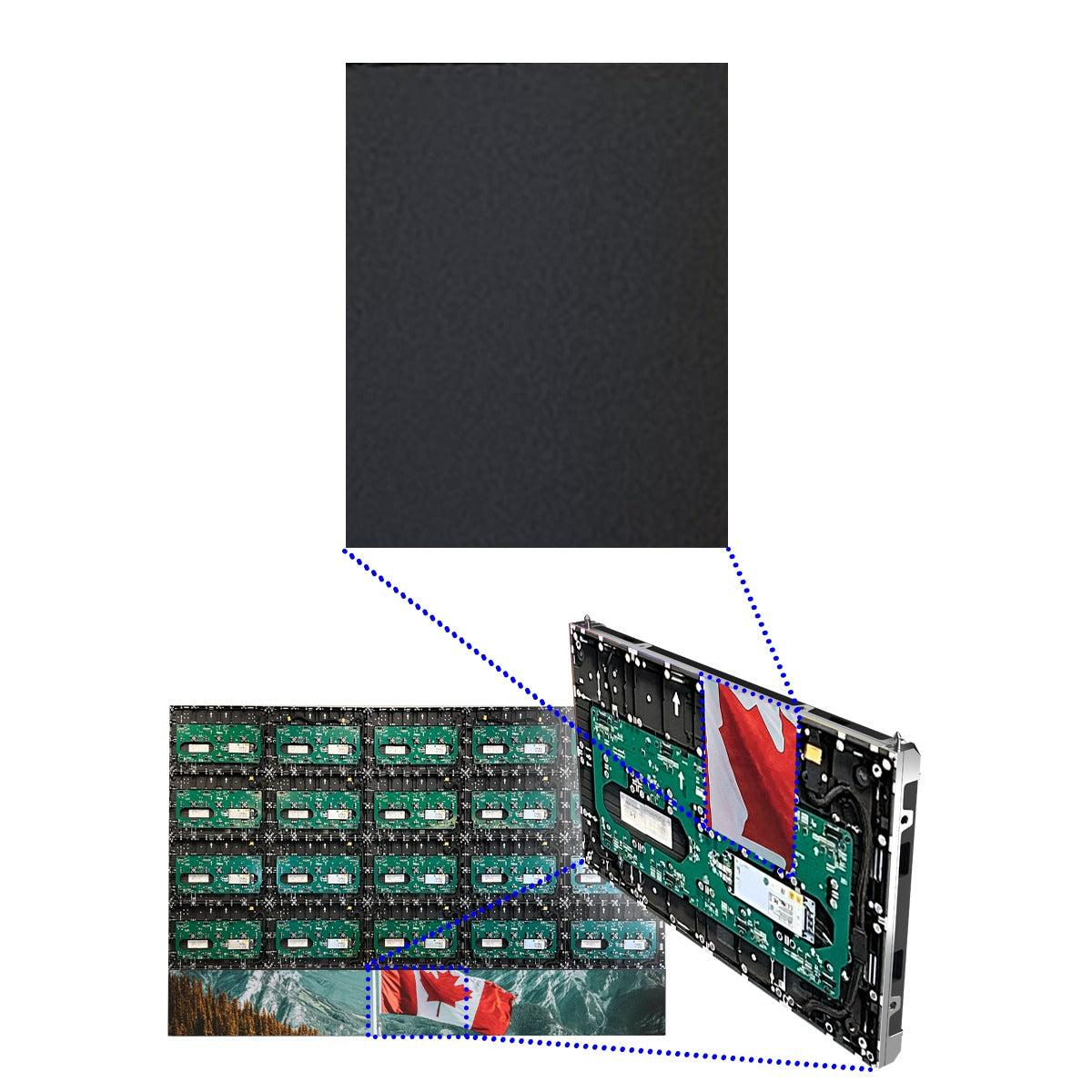 0.7 Pixel Pitch I-Series Replacement AWALL Micro LED module