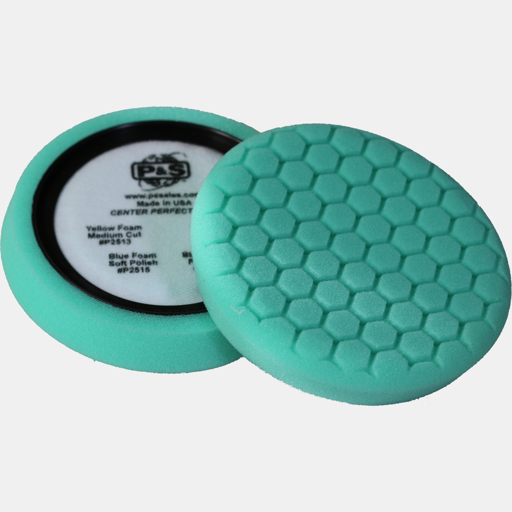 P & S Detail Products Foam CP Polish Pad-Green P2514