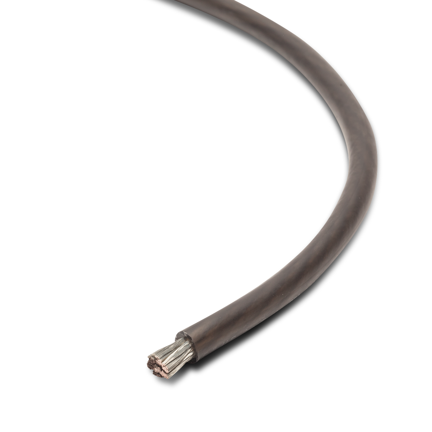 100 Foot Spool 4 AWG Frosted Black Wire