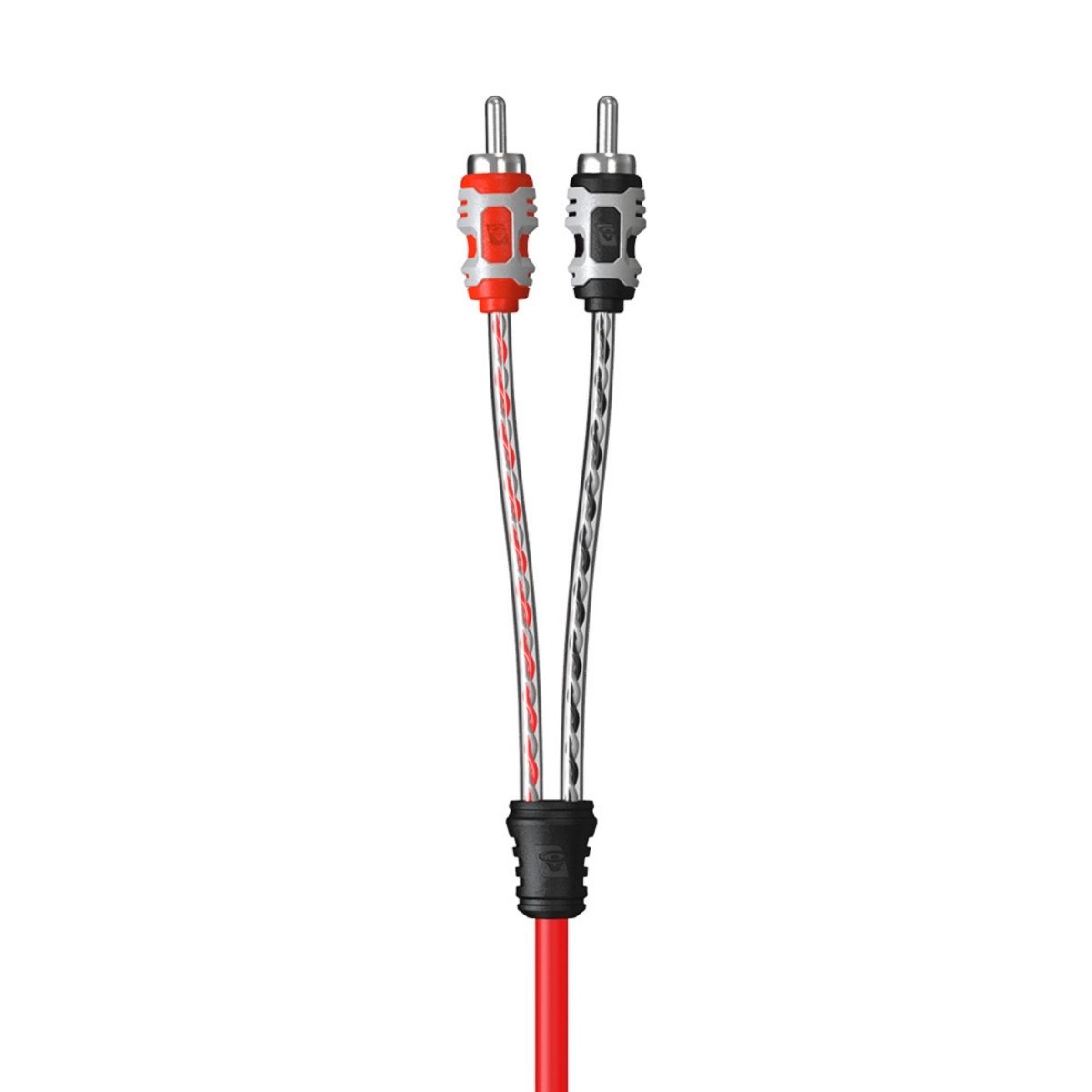 6Ft 2-Channel Dual Twisted RCA Cable w/Dual Molded Ends - RV6