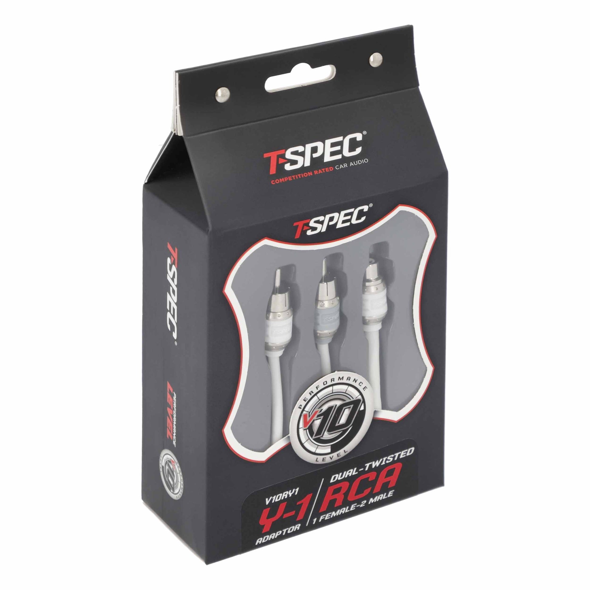 V10 RCA Y Cable | 2 Male to 1 Female | 6 in.