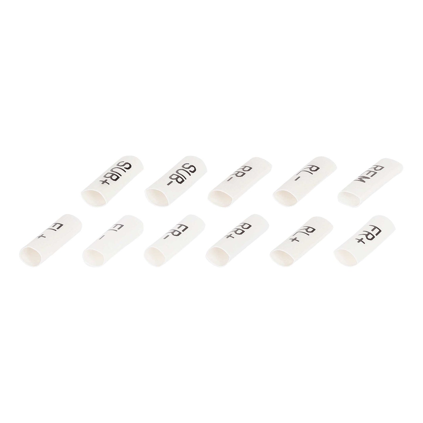 Speaker Wire Heat Shrink Label Refill Pack | 120 Piece