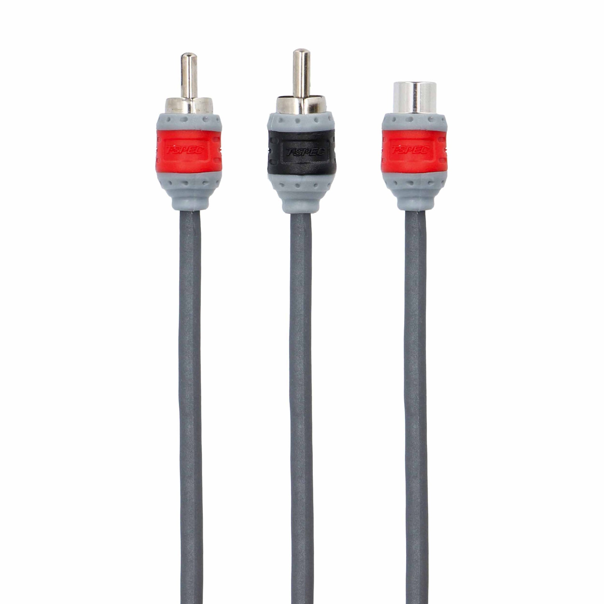 V8 RCA Y Cable | 2 Male to 1 Female | 0.5 ft.