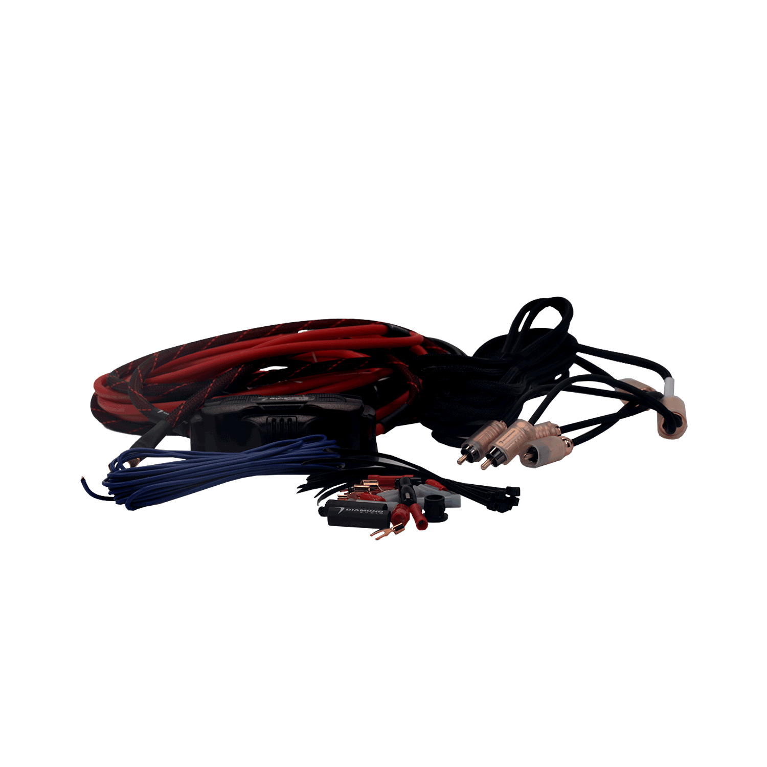 2-Channel 8 Gauge Amplifier Installation Kit W/ RCA Interconnect and 20 ft Speaker Cable - HX82