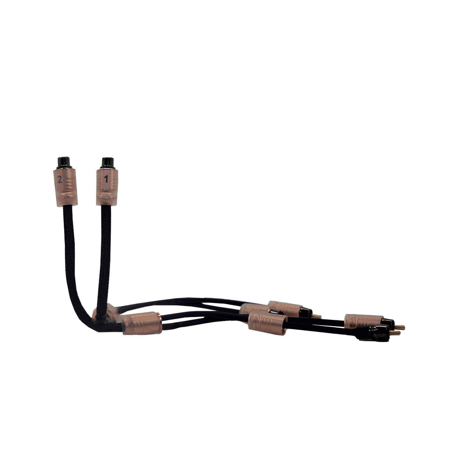 One Female to Two Male  Y RCA Cable- HXY2M