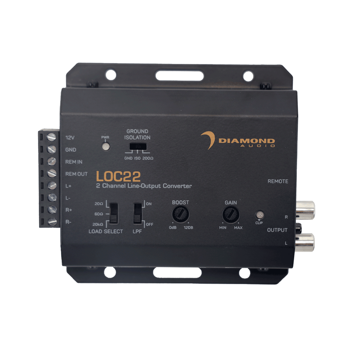 2-Channel LOC Series Line-Output Converter (2 In/2 Out) - LOC22
