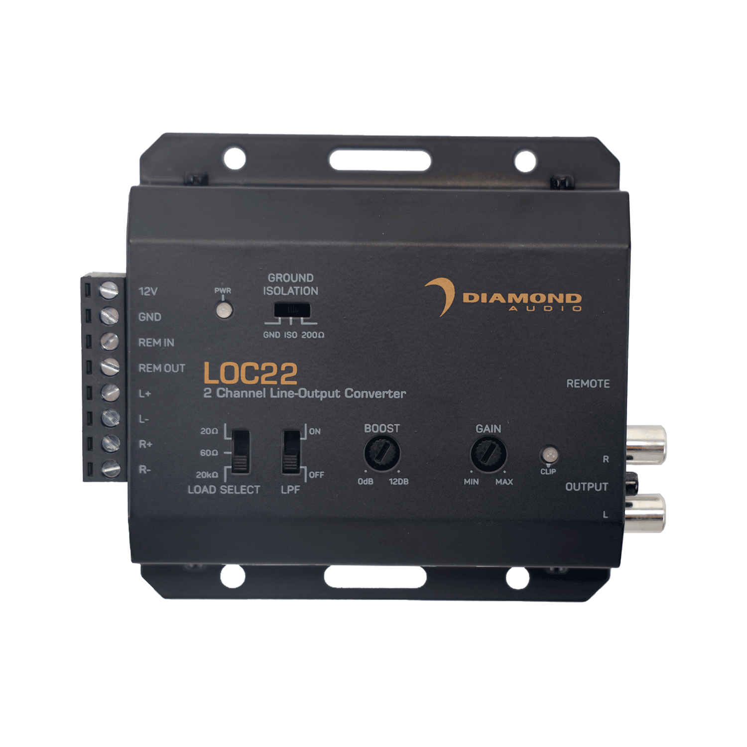 2-Channel LOC Series Line-Output Converter (2 In/2 Out) - LOC22
