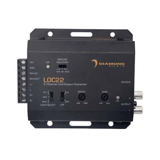 2-Channel LOC Series Line-Output Converter (2 In/2 Out) - LOC22