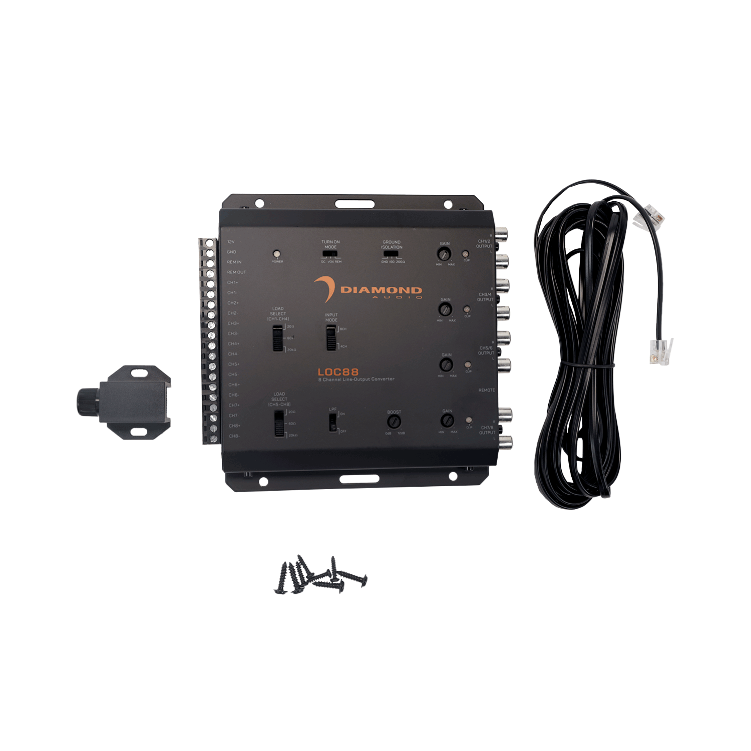 8-Channel LOC Series Line-Output Converter (8 In/8 Out) - LOC88