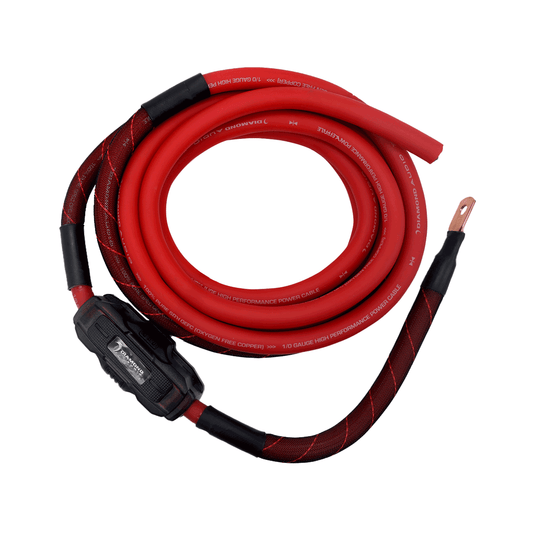 2-Channel 0 Gauge Amplifier Installation Kit W/ RCA Interconnect and 20 ft Speaker Cable - HX02