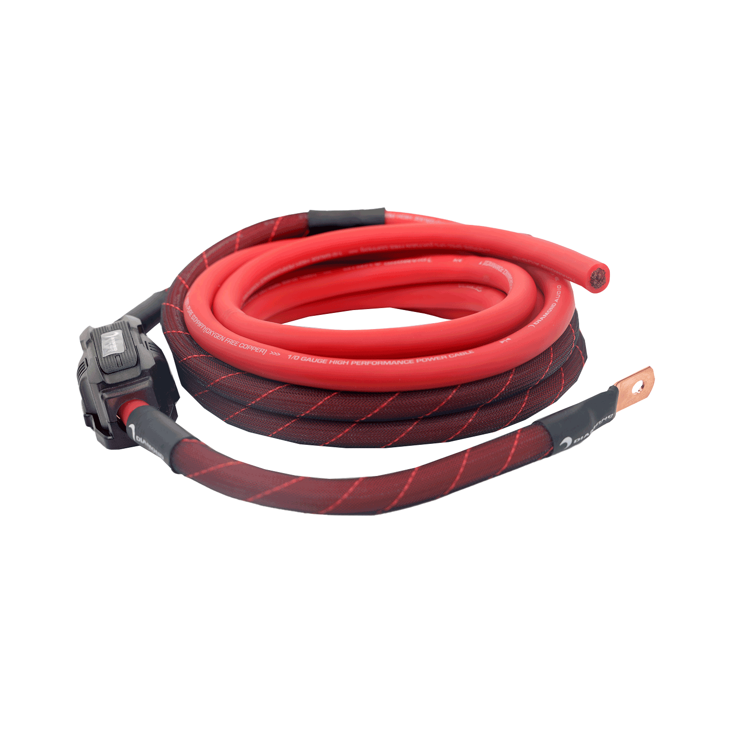 2-Channel 0 Gauge Amplifier Installation Kit W/ RCA Interconnect and 20 ft Speaker Cable - HX02