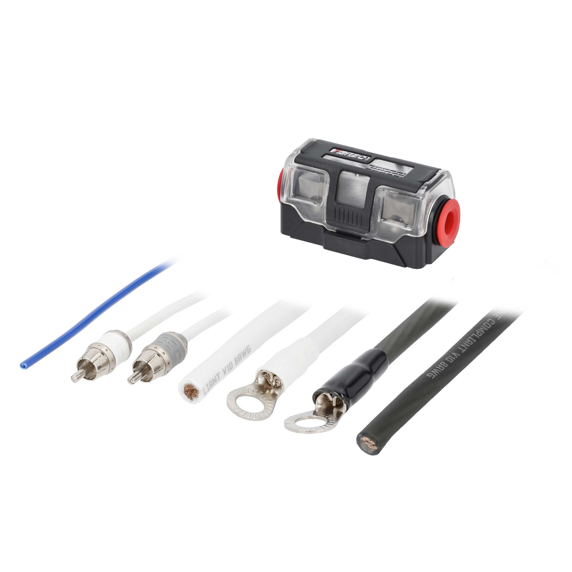 V10 OFC Amp Kit with RCA | 8 AWG | 8000W