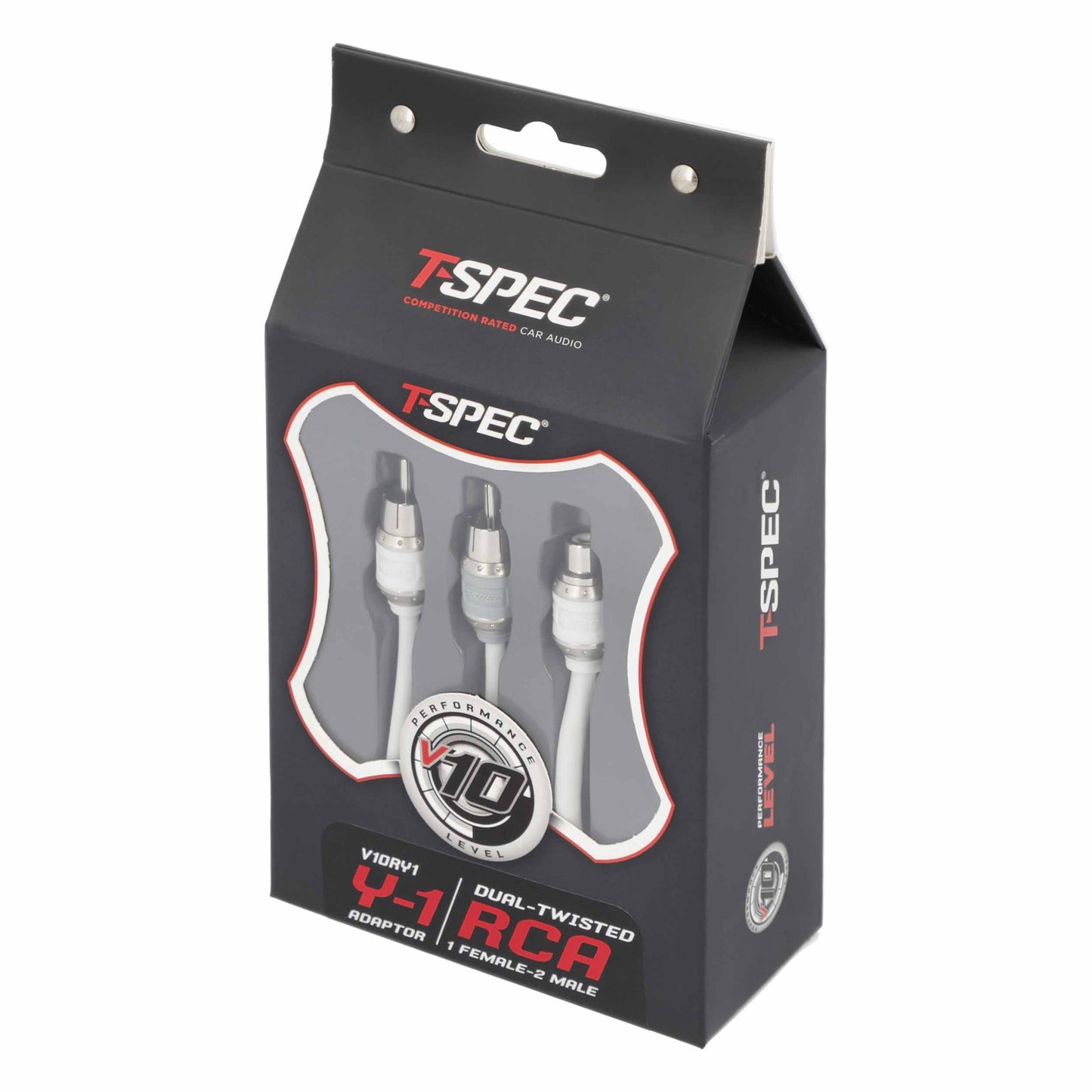 V10 RCA Y Cable | 2 Male to 1 Female | 6 in.