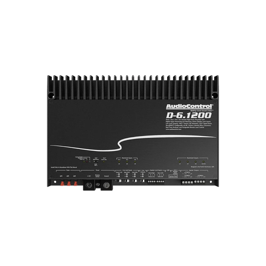 D-6.1200 High-Power 6-Channel DSP Matrix Amplifier w/AccuBASS