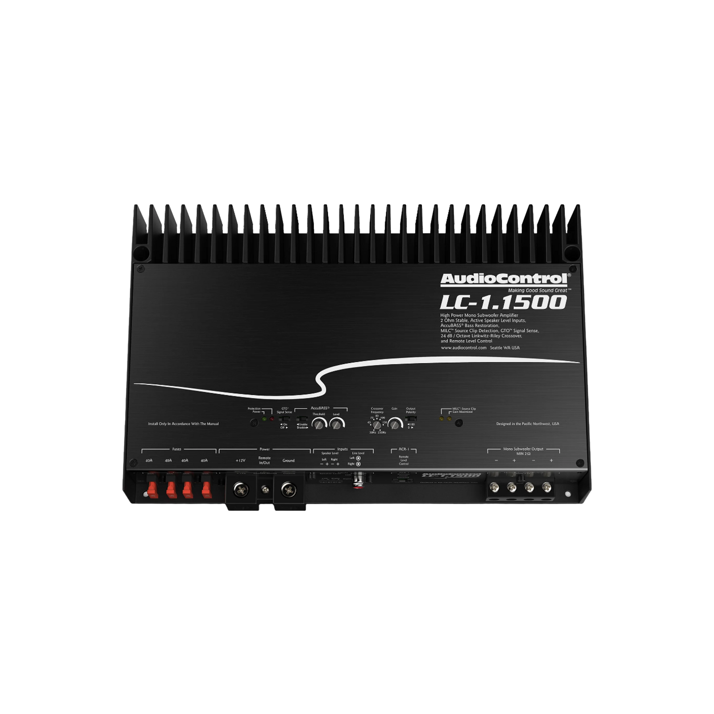 LC-1.1500 High-Power Monoblock Amplifier w/AccuBASS