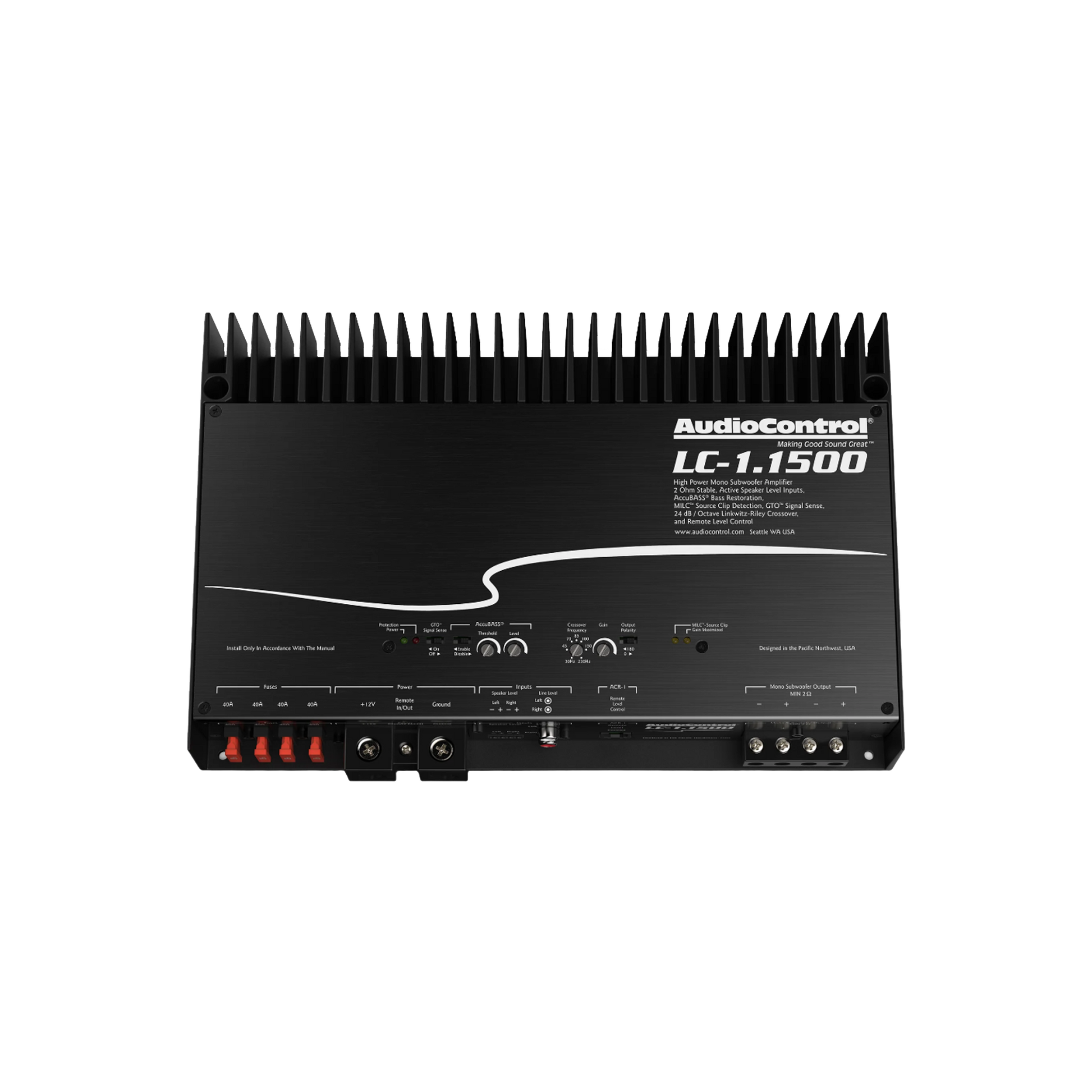 LC-1.1500 High-Power Monoblock Amplifier w/AccuBASS