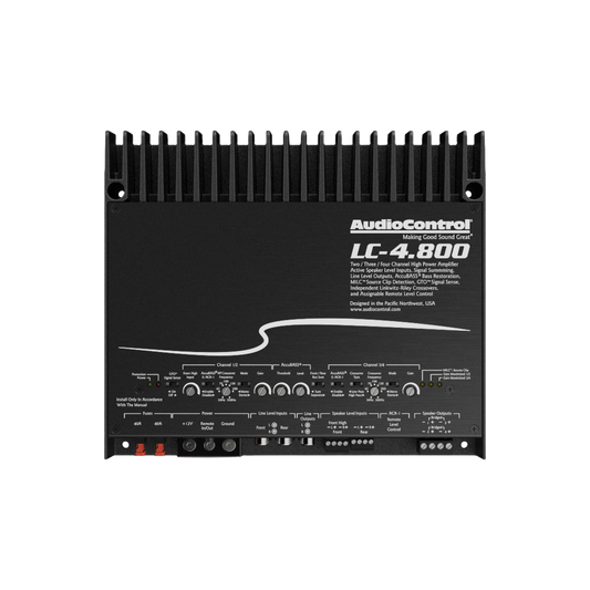 LC-4.800 High-Power 4-Channel Amplifier w/AccuBASS