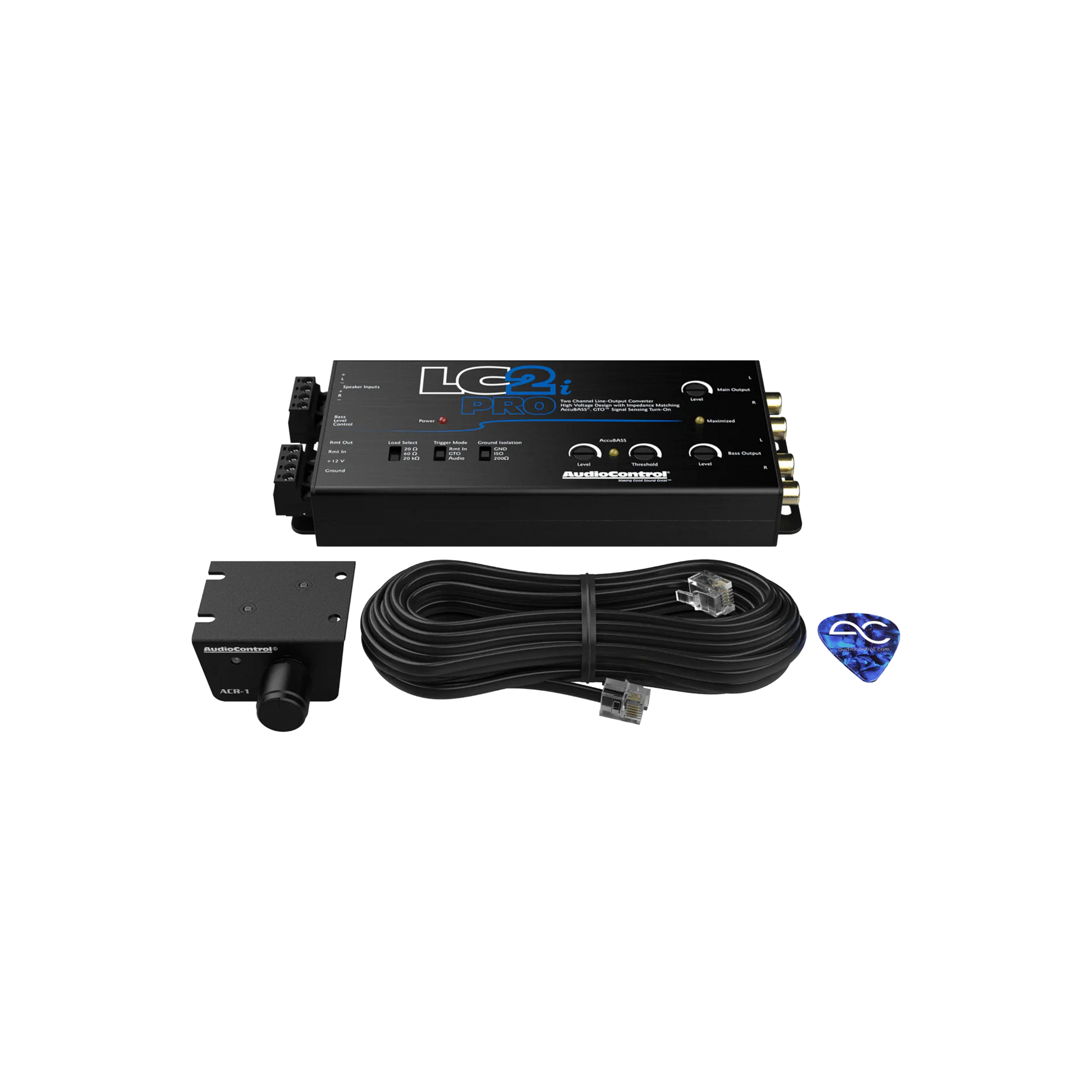 LC2i PRO 2-Channel Line Output Converter w/AccuBASS & ACR-1 Remote