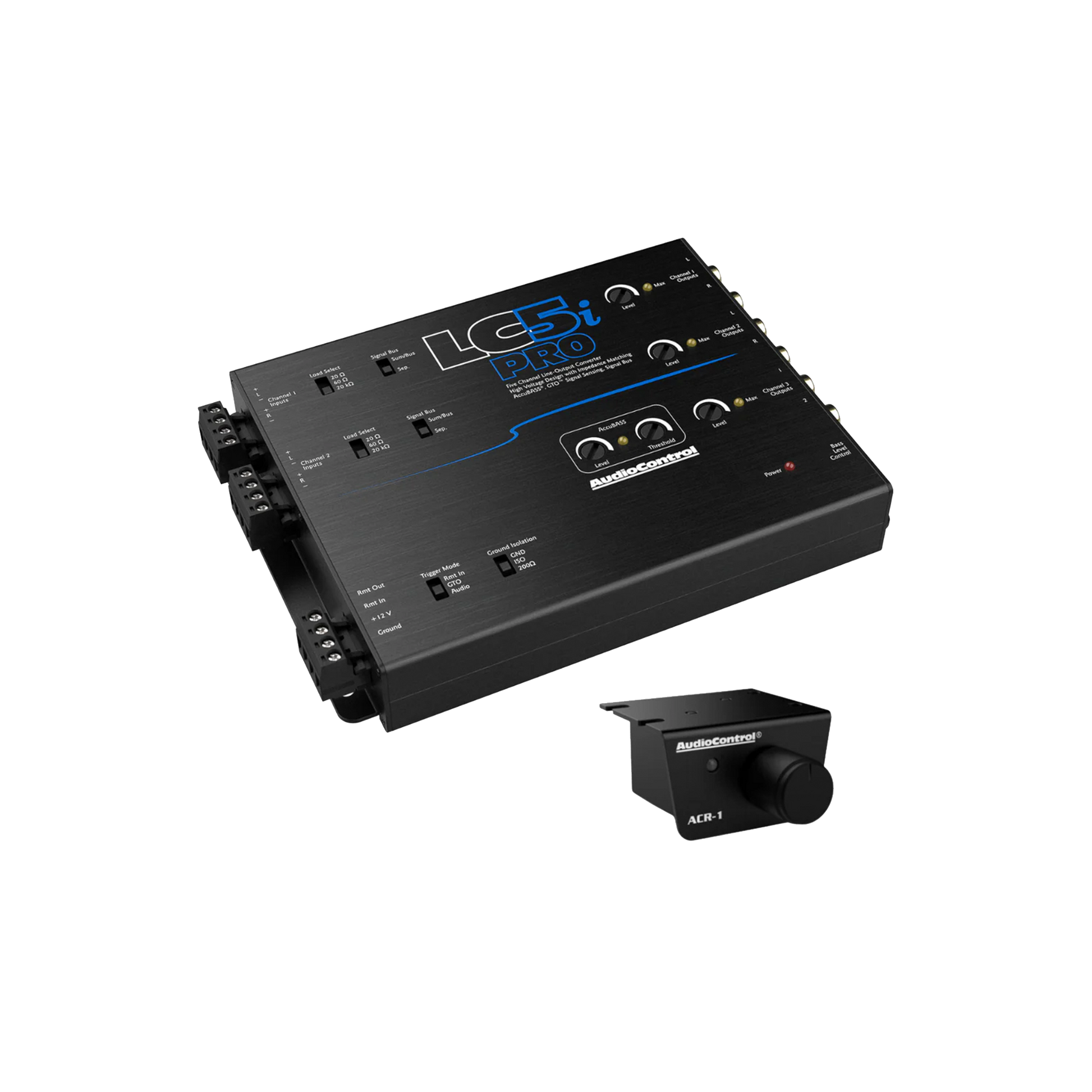 LC5iPRO 5-Channel Line Output Converter w/AccuBASS & ACR-1 Remote