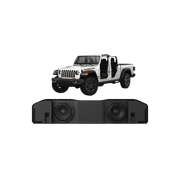 TXJTD8 Jeep Gladiator JT (2020-24) Under Seat Dual 8" Loaded Subwoofer Enclosure