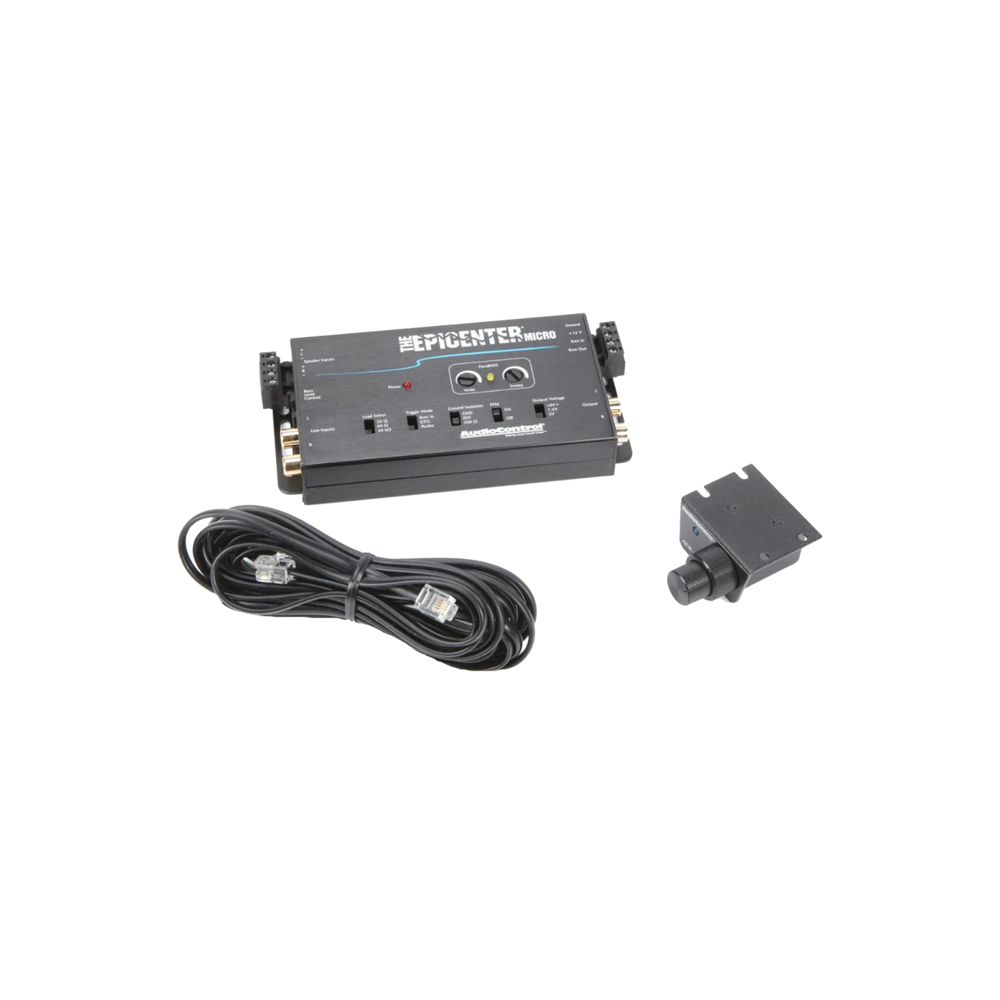 The EPICENTER Micro Bass Restoration Processor & Line Output Converter w/ACR-4 Remote