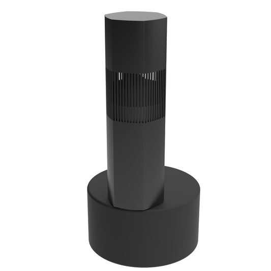 Luxury Bollard Speaker, 10in Sub, 360deg 6.5in 8hm/70v, BLK