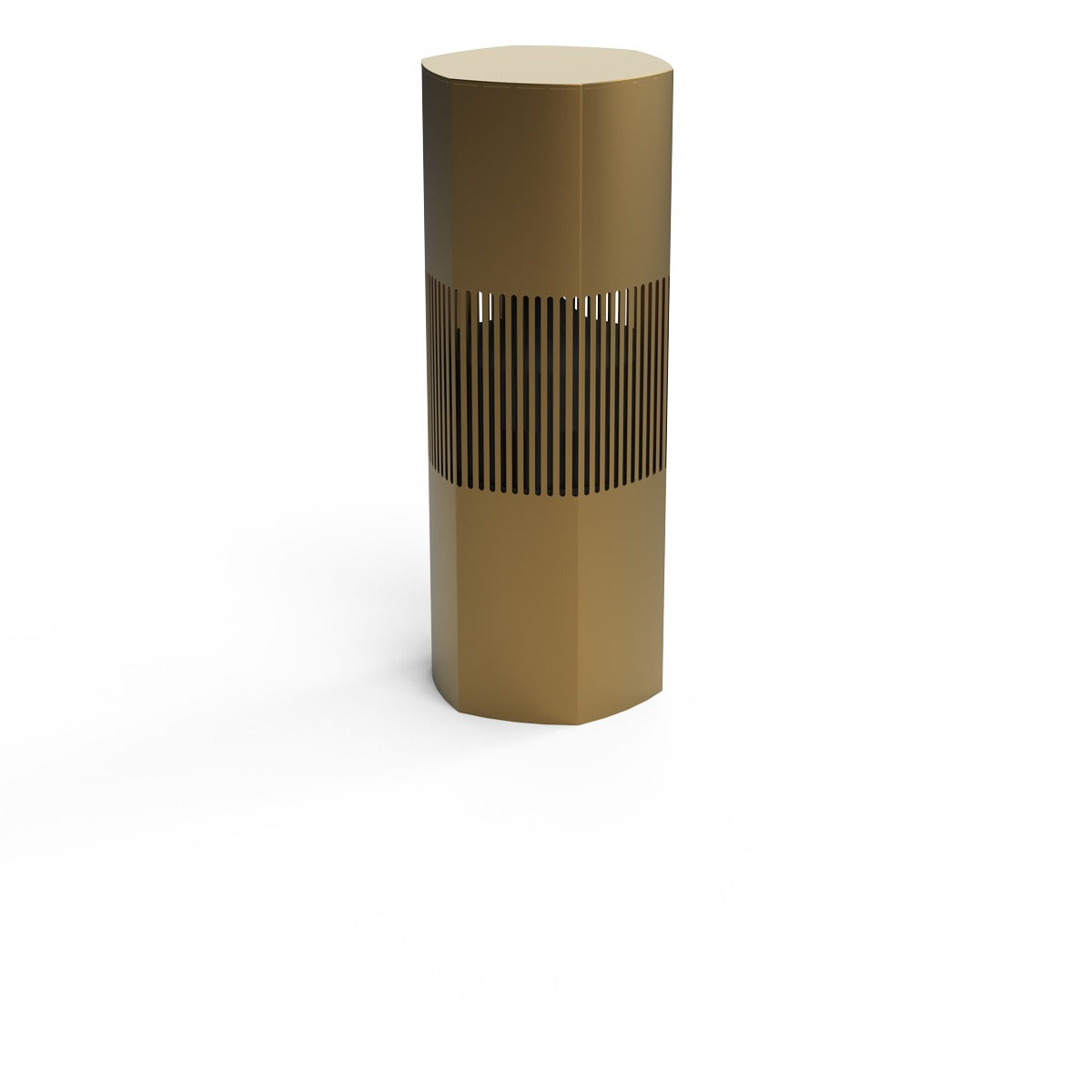 Luxury Bollard Spkr, 10in Sub, 360deg 6.5in 8hm/70v, Champag