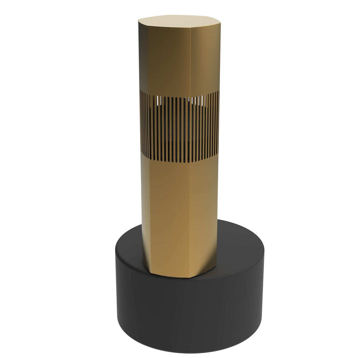 Luxury Bollard Spkr, 10in Sub, 360deg 6.5in 8hm/70v, Champag