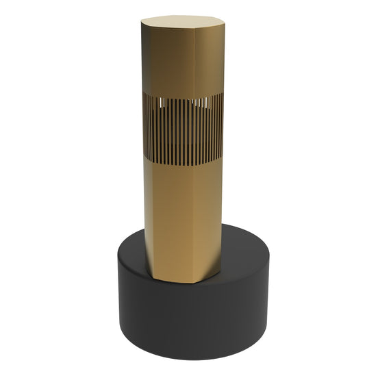Luxury Bollard Spkr, 10in Sub, 360deg 6.5in 8hm/70v, Champag