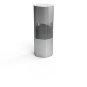 Luxury Bollard Spkr, 10in Sub, 360deg 6.5in 8hm/70v, Silver