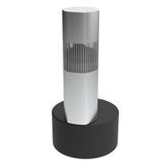 Luxury Bollard Spkr, 10in Sub, 360deg 6.5in 8hm/70v, Silver