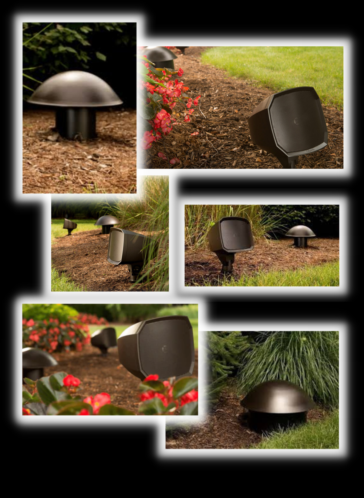 Discreet satellite and subwoofer installations