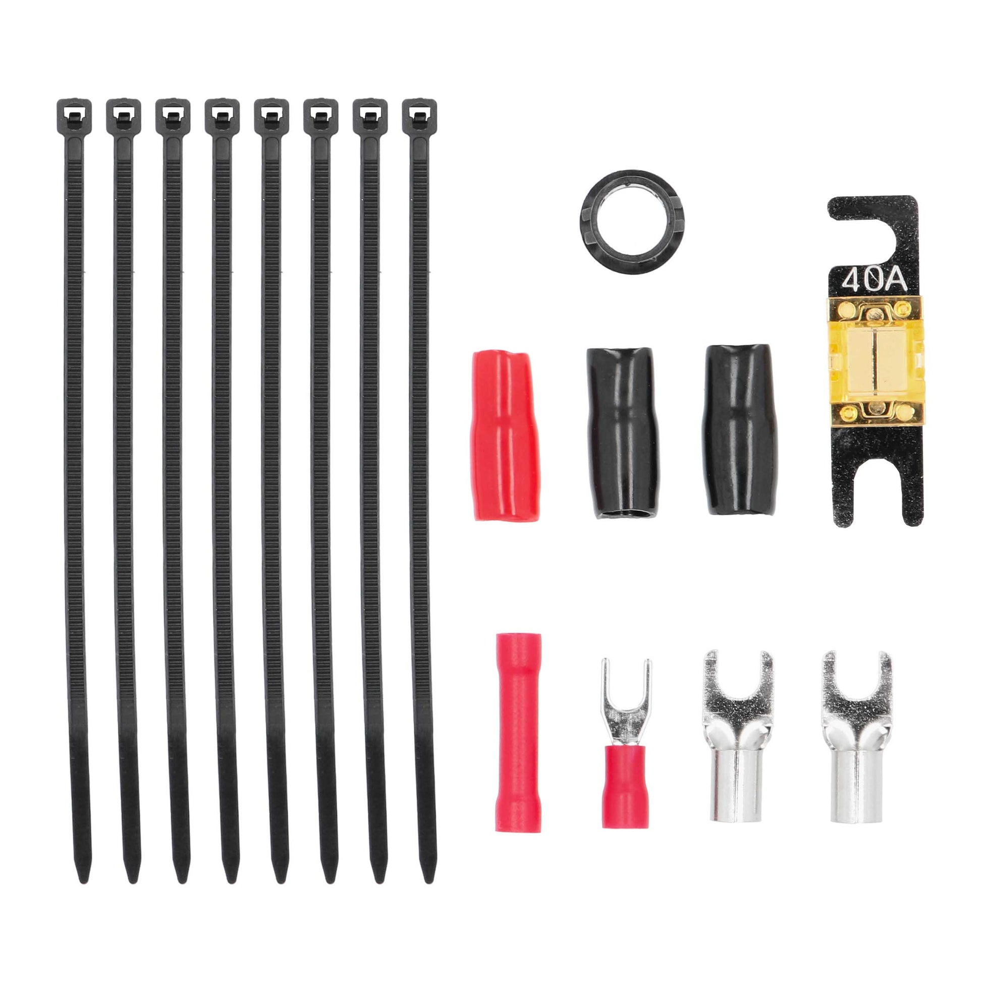 V8 OFC Amp Kit with RCA | 8 AWG | 600W