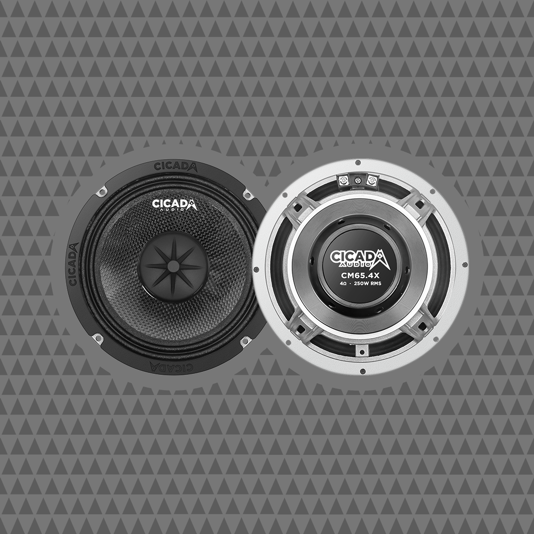 6.5-INCH MID-BASS COMPONENT SPEAKER KIT – 4Ω