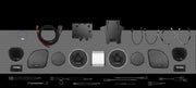 500w 4CH AMPLIFIER &amp; 2 PRO COAXIAL SPEAKER H-D® COMPLETE SYSTEM