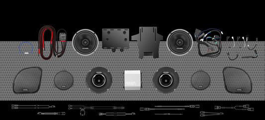 FLXP/CH/CXX 4 CH / 4 SPEAKER SYSTEM FOR 2014-2023 H-D® ULTRA MOTORCYCLES