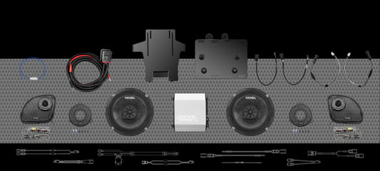 700w 4CH DSP AMP &amp; 4 COMPONENT SPEAKER H-D® COMPLETE SYSTEM