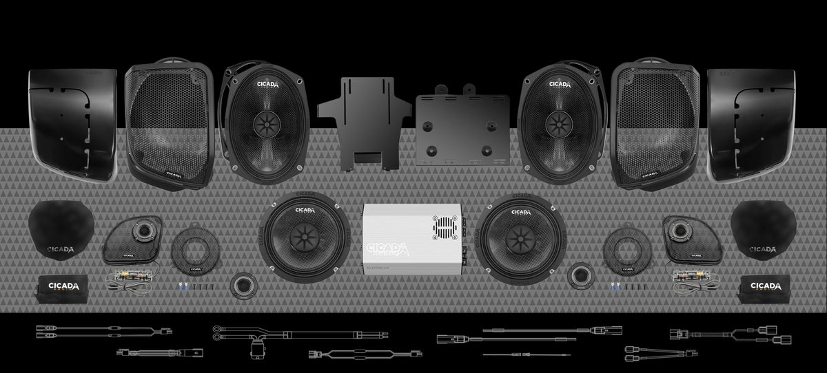 1400w 4CH DSP AMP &amp; 8 COMPONENT SPEAKER H-D® COMPLETE SYSTEM