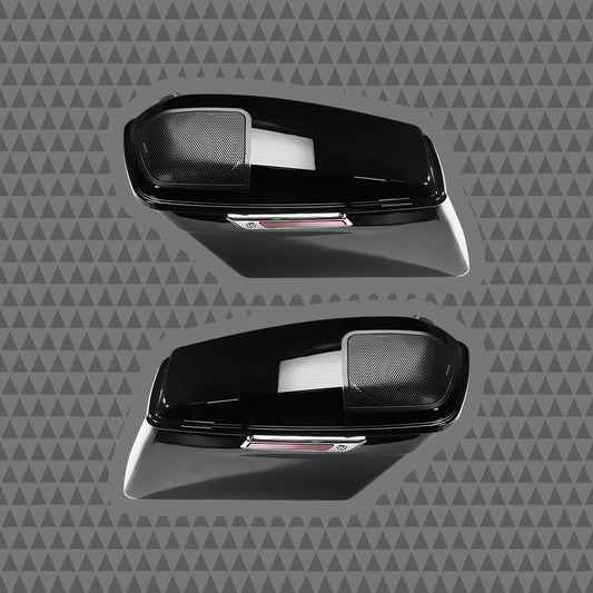 2014-2023 Extended Saddlebag System with 6×9″ Lid and 10″ Bag Cutouts